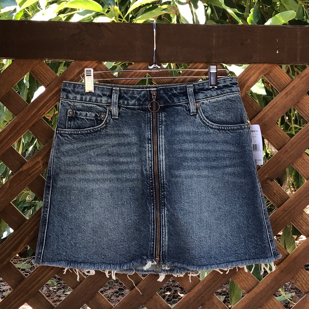 Free People Denim skirt